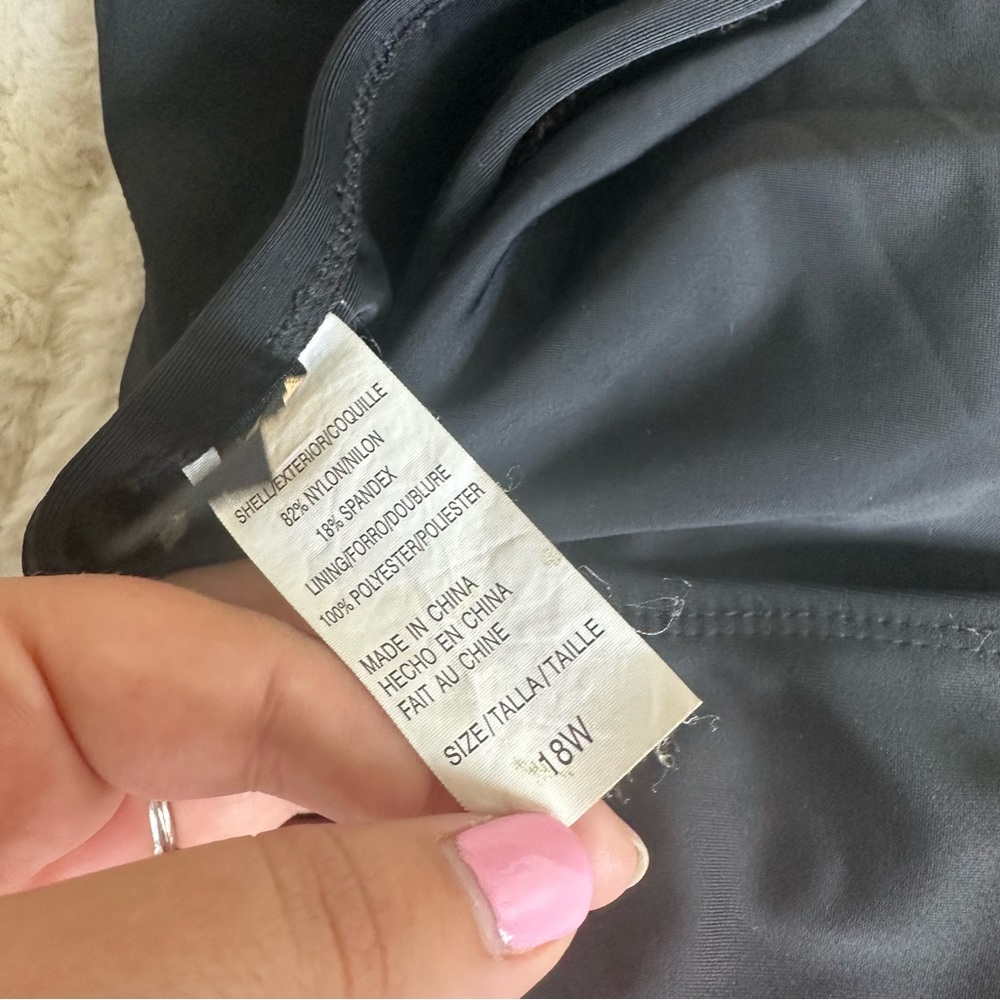 Beach Native | Black Tummy Control Swim Skirt | Size 18W - Picture 10 of 14